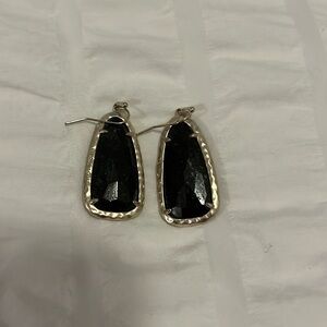 Black and silver Kendra Scott earrings